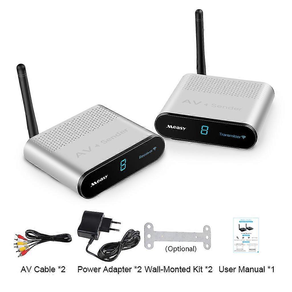 Wireless Audio Video Transmitter Receiver Sender Stereo Tv Av220 2.4g