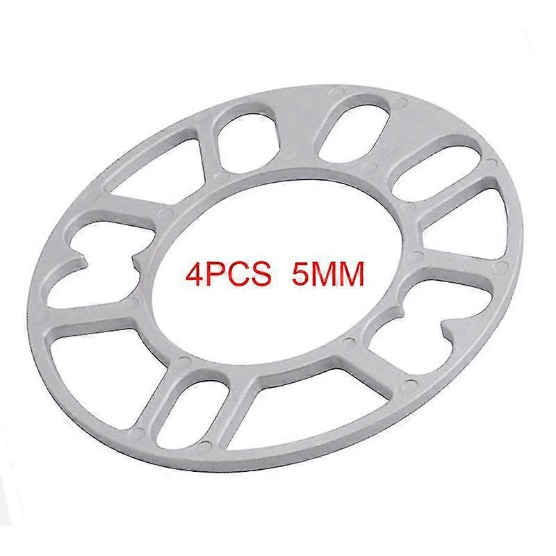 4pcs Universal 3mm 5mm 8mm 10mm Aluminum Car Wheel Spacer Shims Plate Fit 4x100 4x114.3 5x100 5x108 5x114.3 5x120