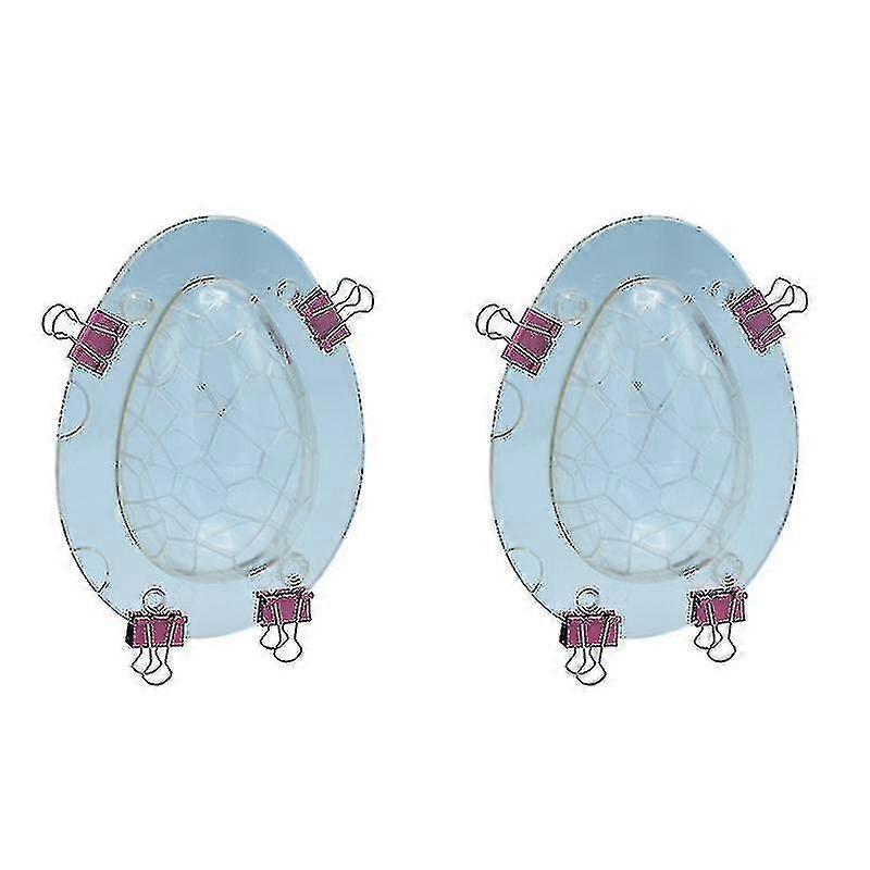 Plastic Easter Egg Mold 3d Dinosaur Eggs Models 2 Pcs Baking Pastry Tool
