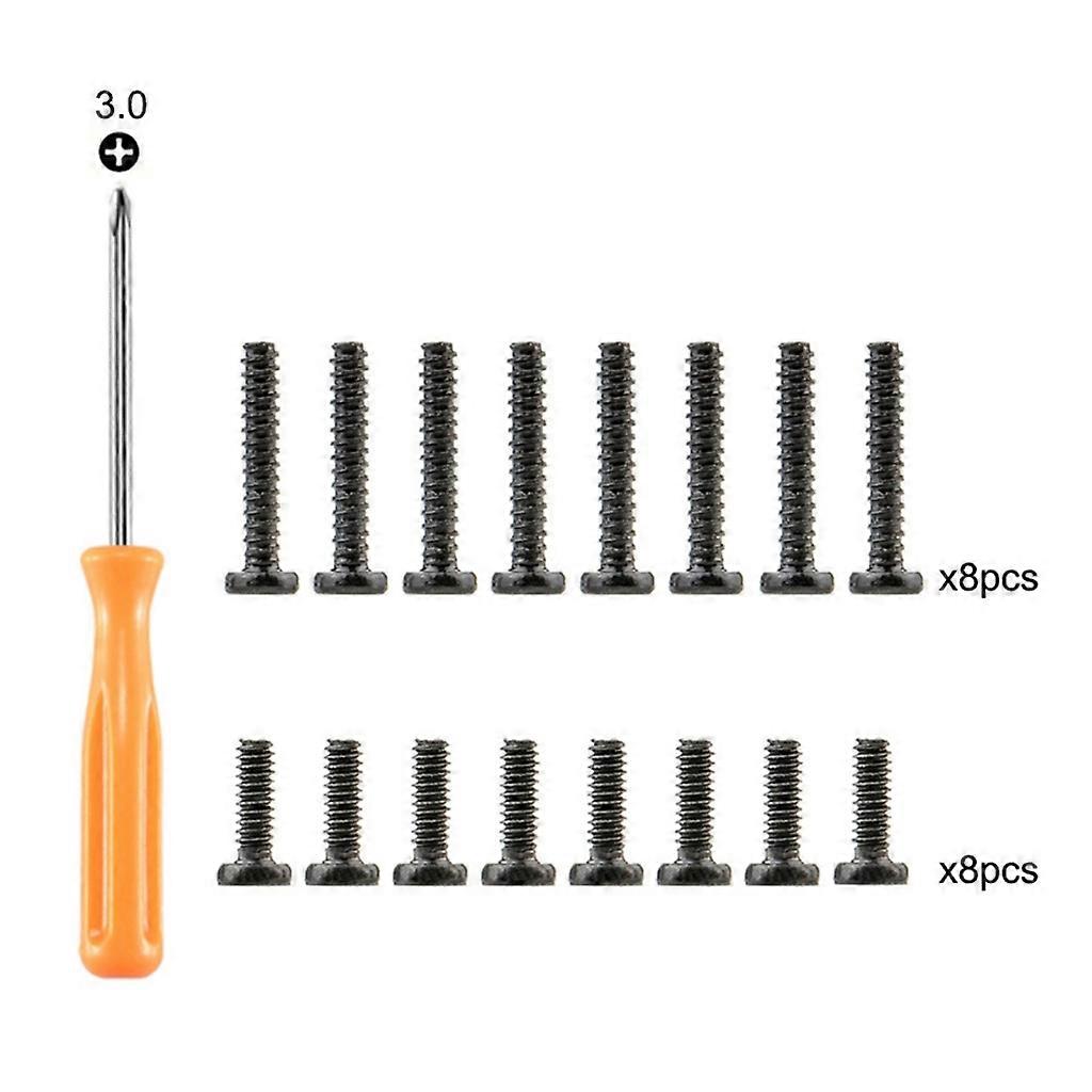 Metal Screws Kit for Steam-Deck Gamepad Rear Case Screws Set with Screwdriver