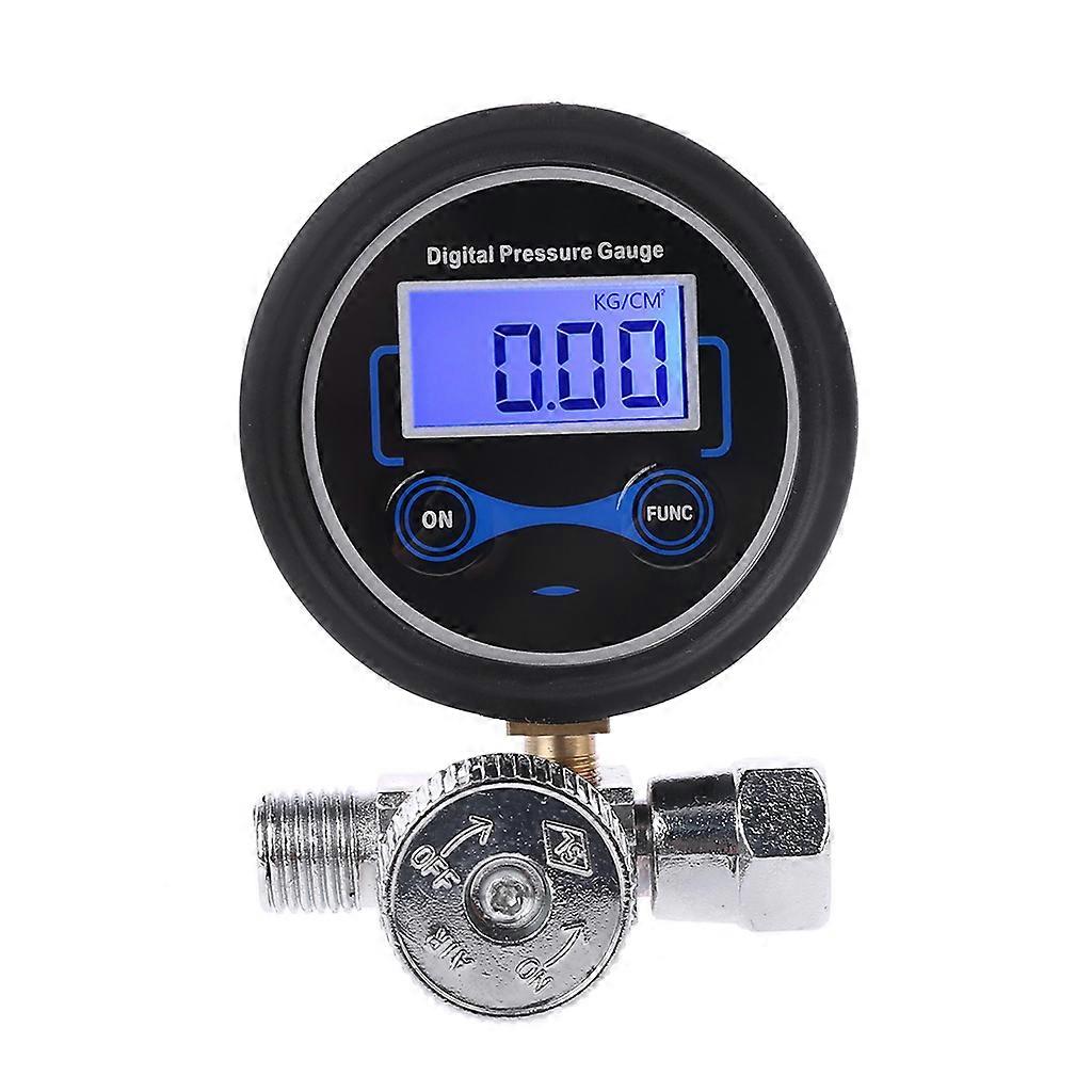  Digital Pressure Gauge Regulating 1/4-inch Replacement Suitable for Spray Gun
