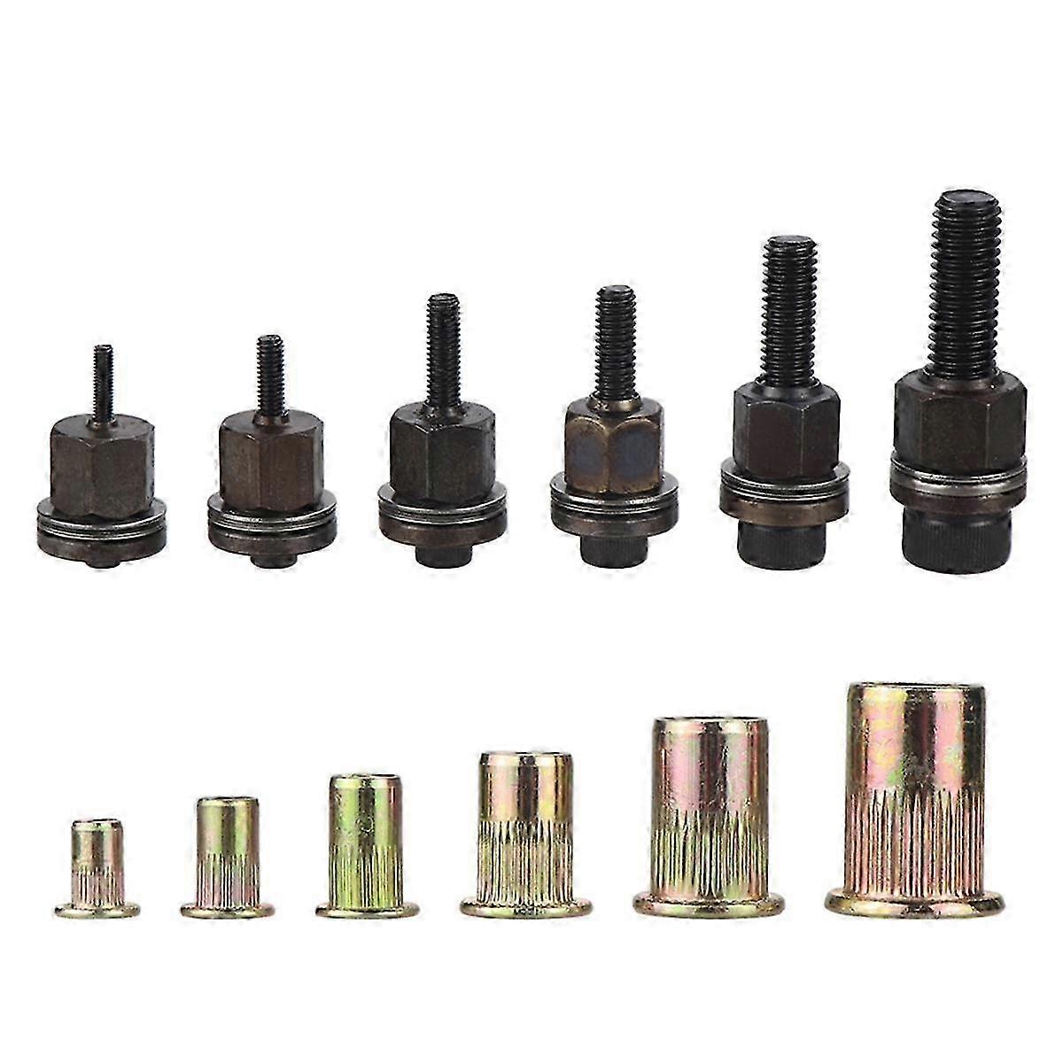 Rivet Nut Tool Drill Adapter M3//m5/m6/m8/m10 Riveting Manual Threaded Electric Manual Cordless Riveter