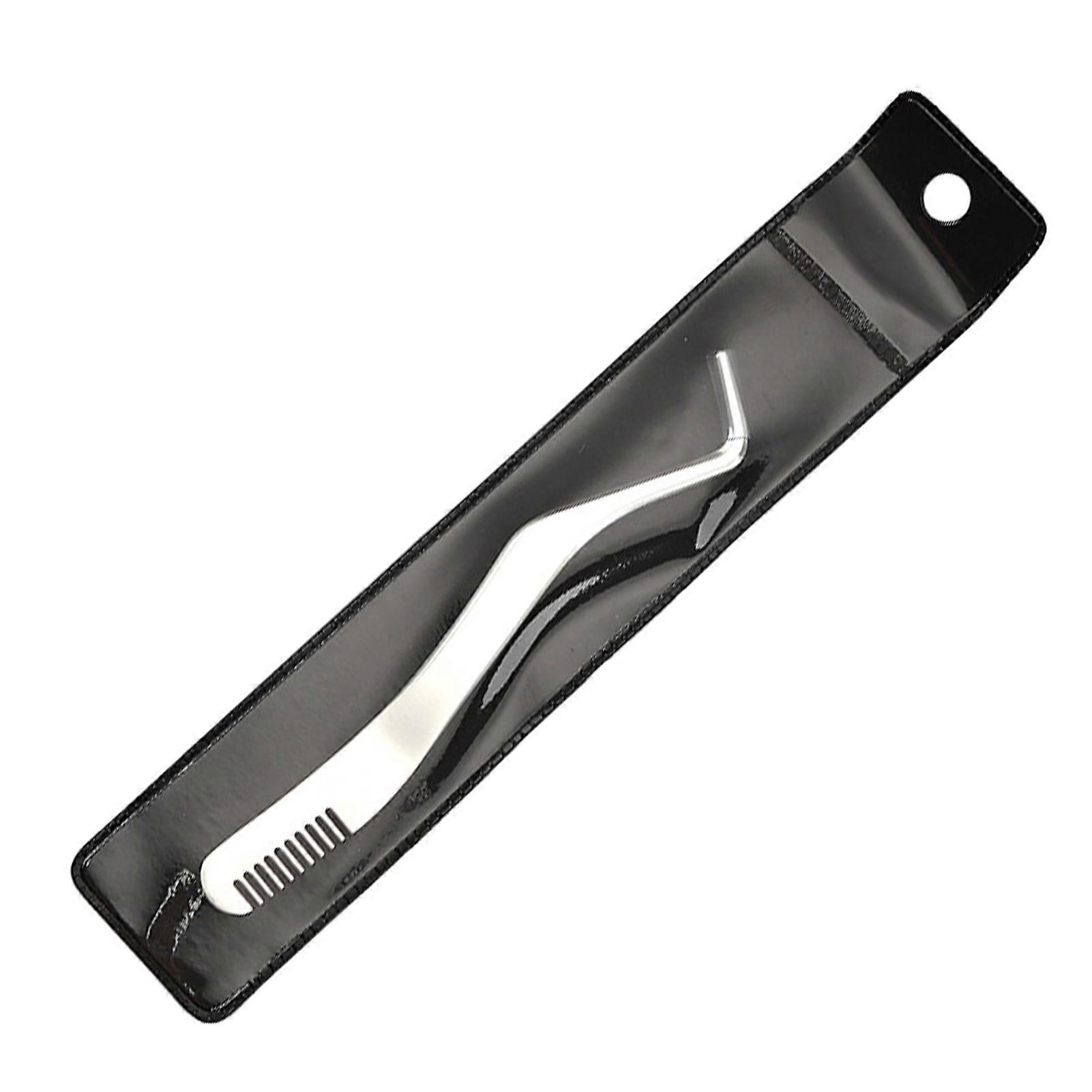 Stainless Steel Eyelash Applicator Tool Precise Control Anti-rust Easy to Clean Multifunctional False Eyelash Clip