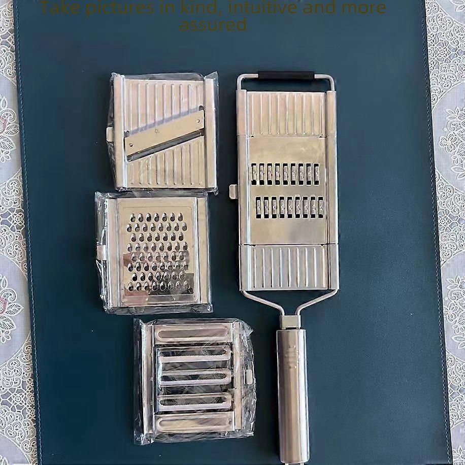 Multi-function vegetable cutter potato slice manual stainless steel grater kitchen vertical vegetable cutter