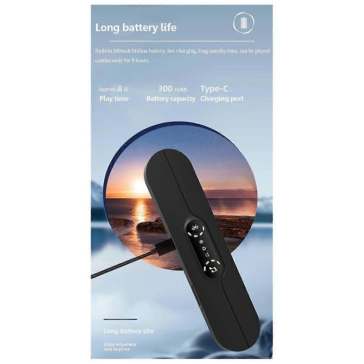 New Suboccipital Bone Conduction Wireless 5.4 Bluetooth Music Box Sleep Speaker Timed White Noise S