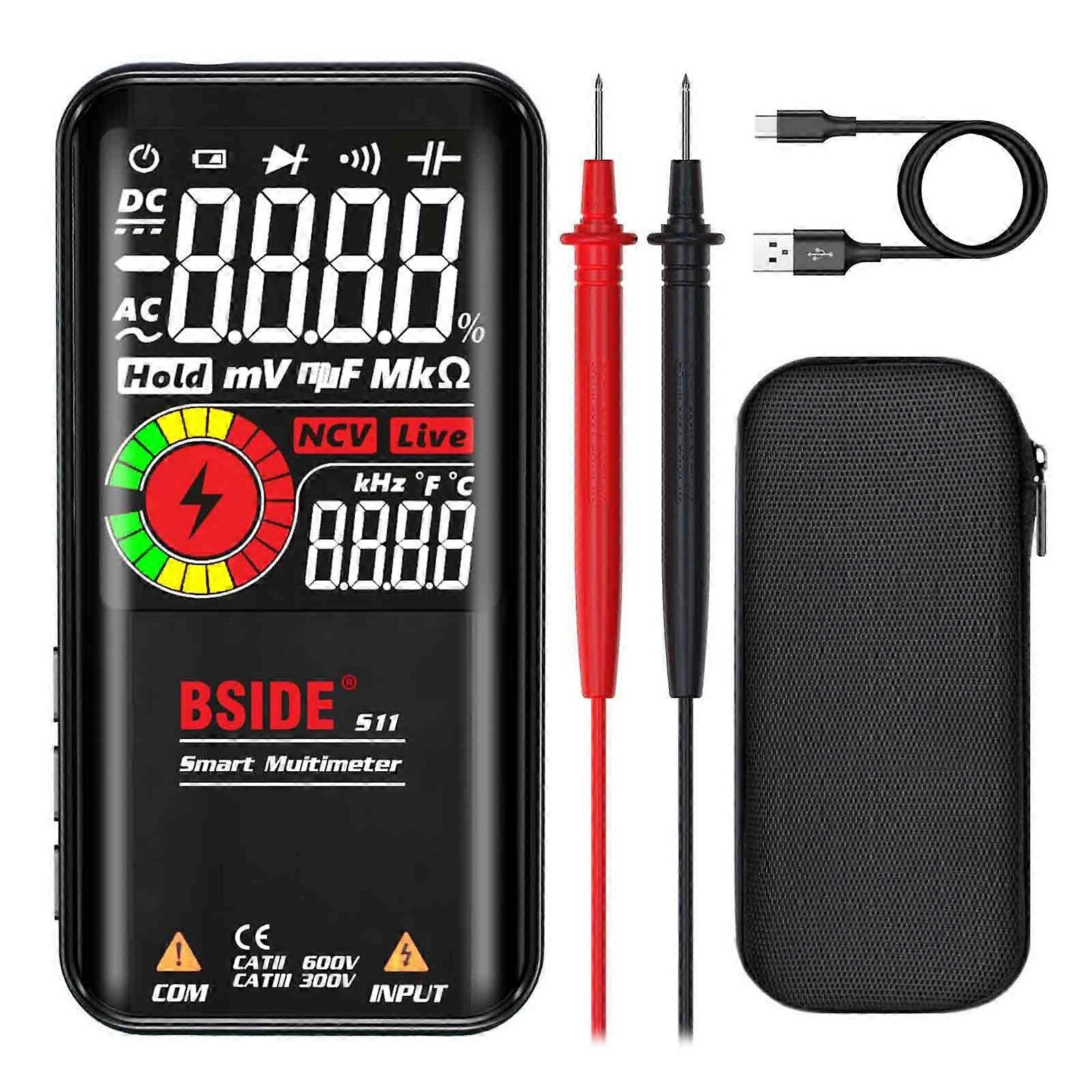 S11 Digital Multimeter with Black Charging Capability