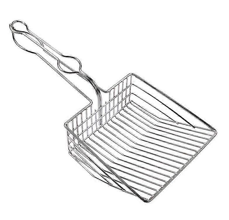 Non-stickLitter Scoop With Foam Handle, Durable Coated Metal Litter Scooper For Fast Sifting And Instant Cleaning