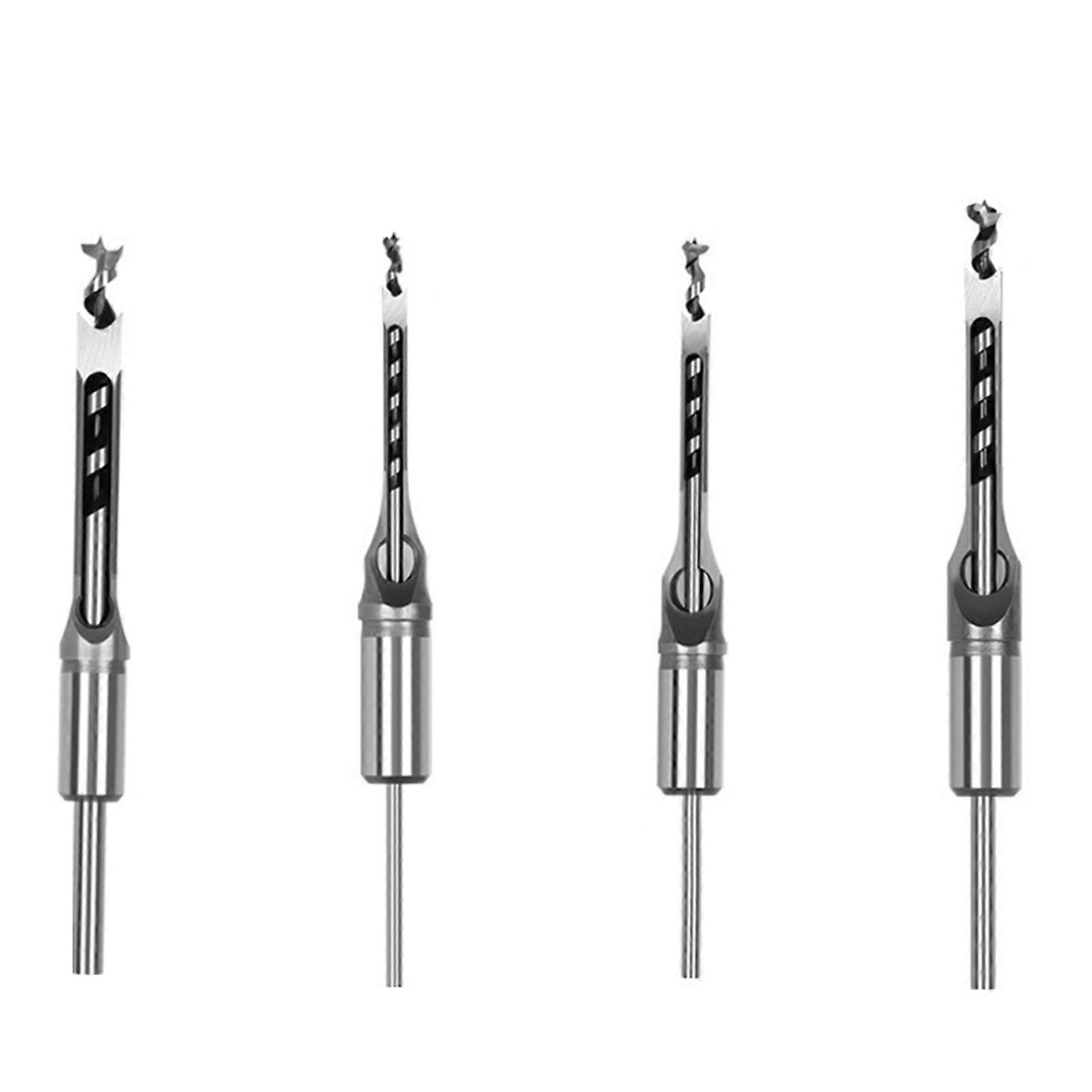 Woodworking Square Hole Drill Bit Set - 4pcs High Quality Tool
