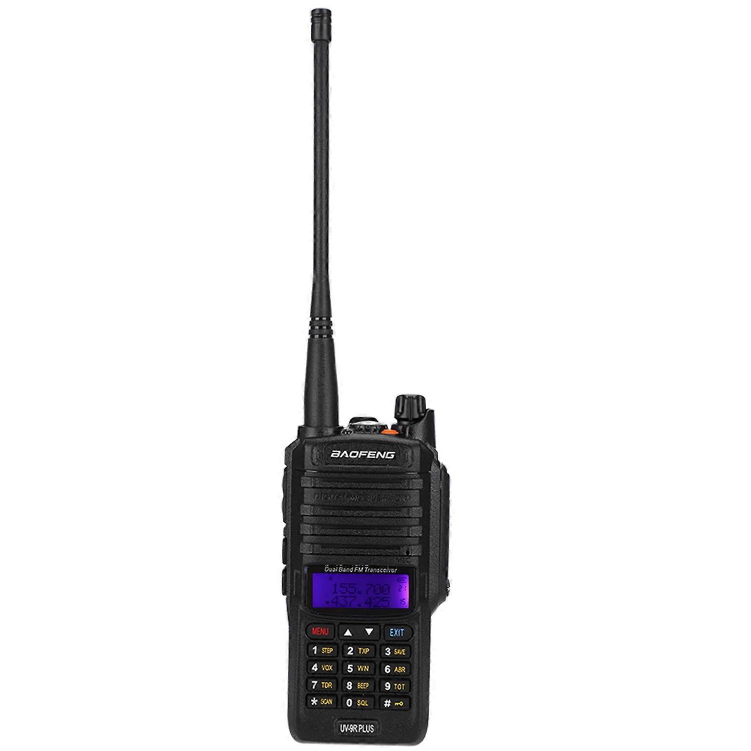 UV-9R Plus 15W Handheld Dual Band Two Way Radio Walkie Talkie for Baofeng (EU Plug 110-240V)