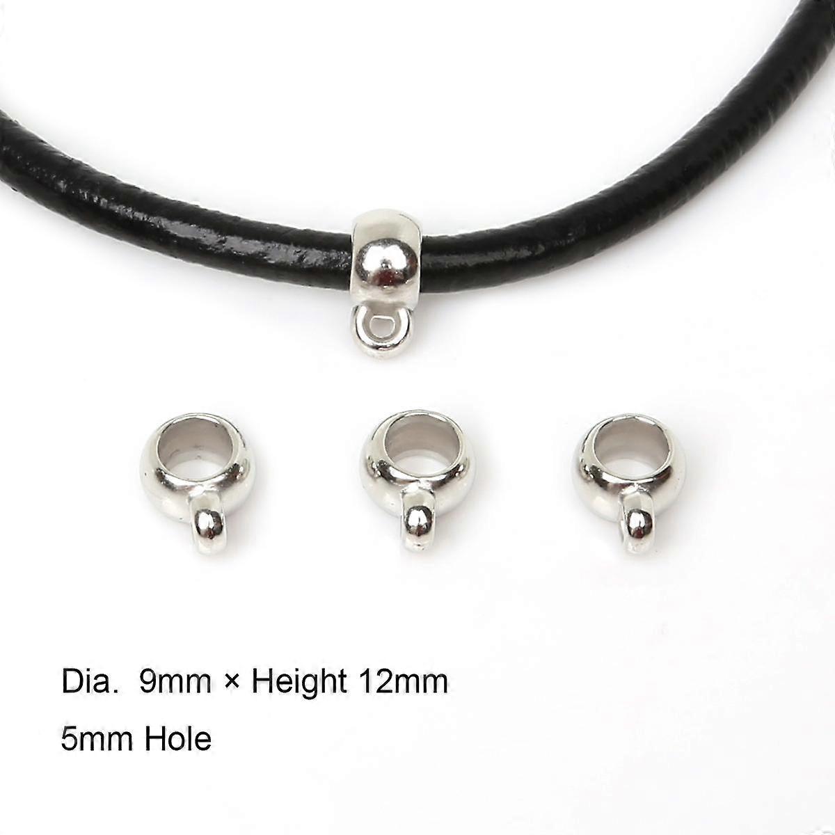 50Pcs Acrylic CCB Oblate Hanging Buckle Seed Spacer Beads for Jewelry Making DIY Bracelet Necklaces