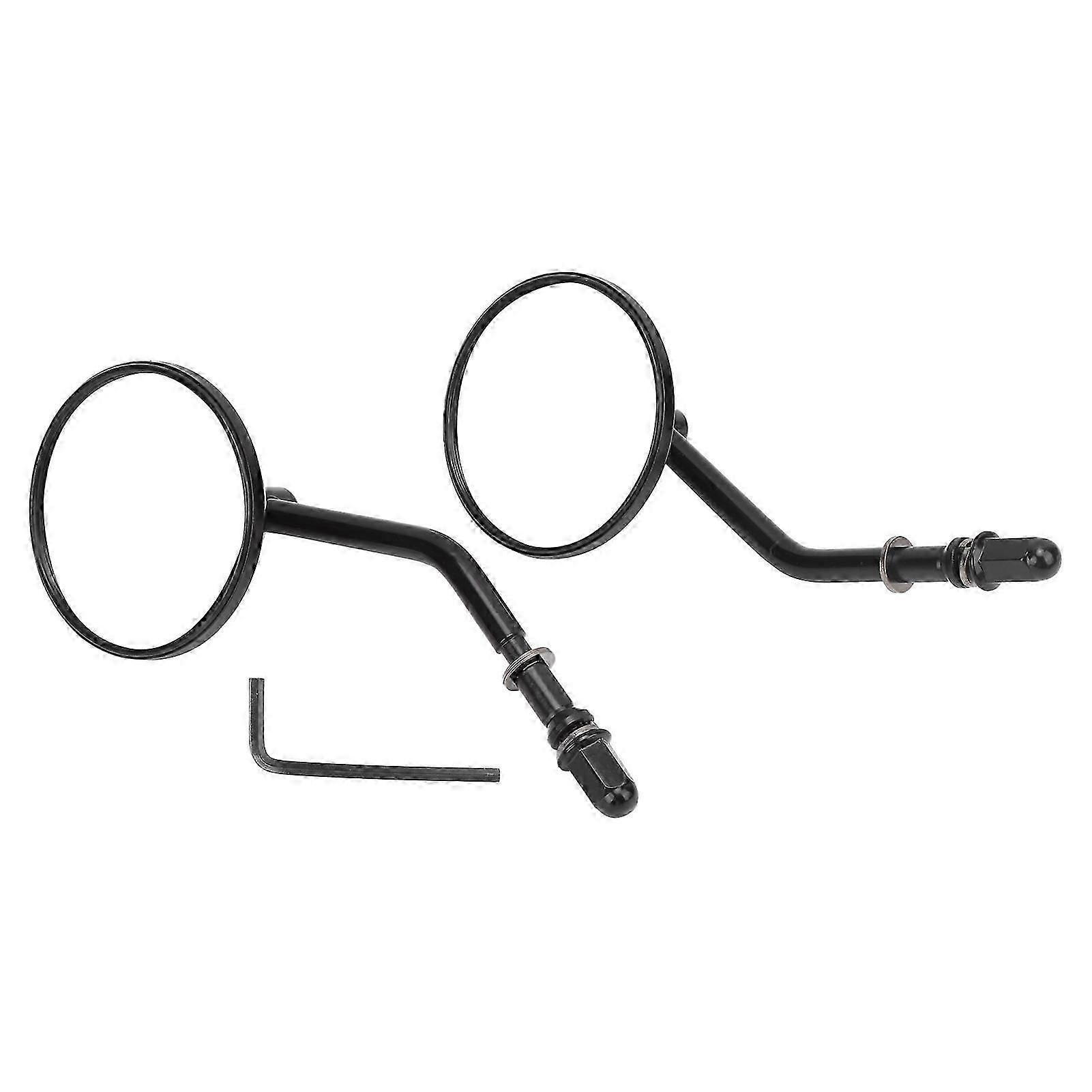 Motorcycle Rear View Mirrors Reverse Side Reflector Fit For 8mm 10mm Handlebar Mount