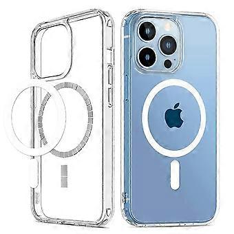 for iPhone 15 Case, Compatible with MagSafe, Scratch-Resistant Back, Magnetic Phone Case