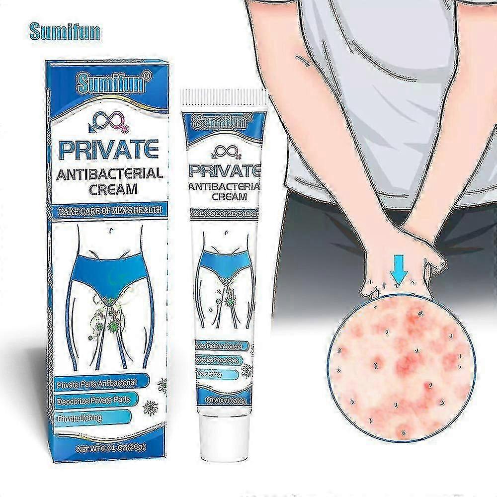 New 2024 Men's Anti-itch Cream, Private Care Cream, Anti-bacterial, Anti-itch And Deodorant 20g