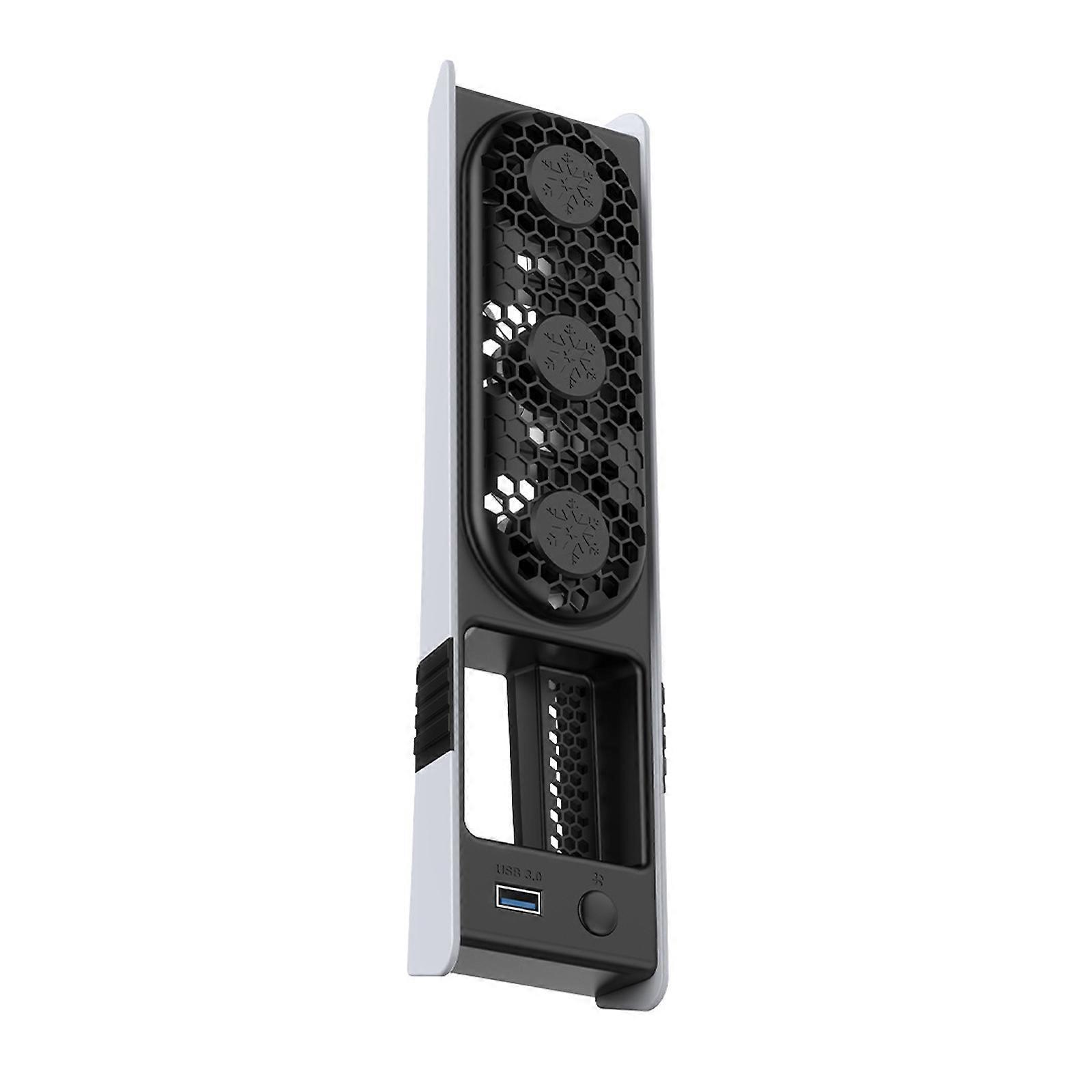 Advanced Cooling Solution Includes Auto Speed Functionality & LED Light Display Adjustable Speed Fan ABS Fan for P5 grey