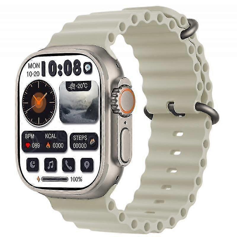 Hk8 Pro Max Ultra Smart Watch Men 49mm Amoled Screen Compass Nfc Smartwatch