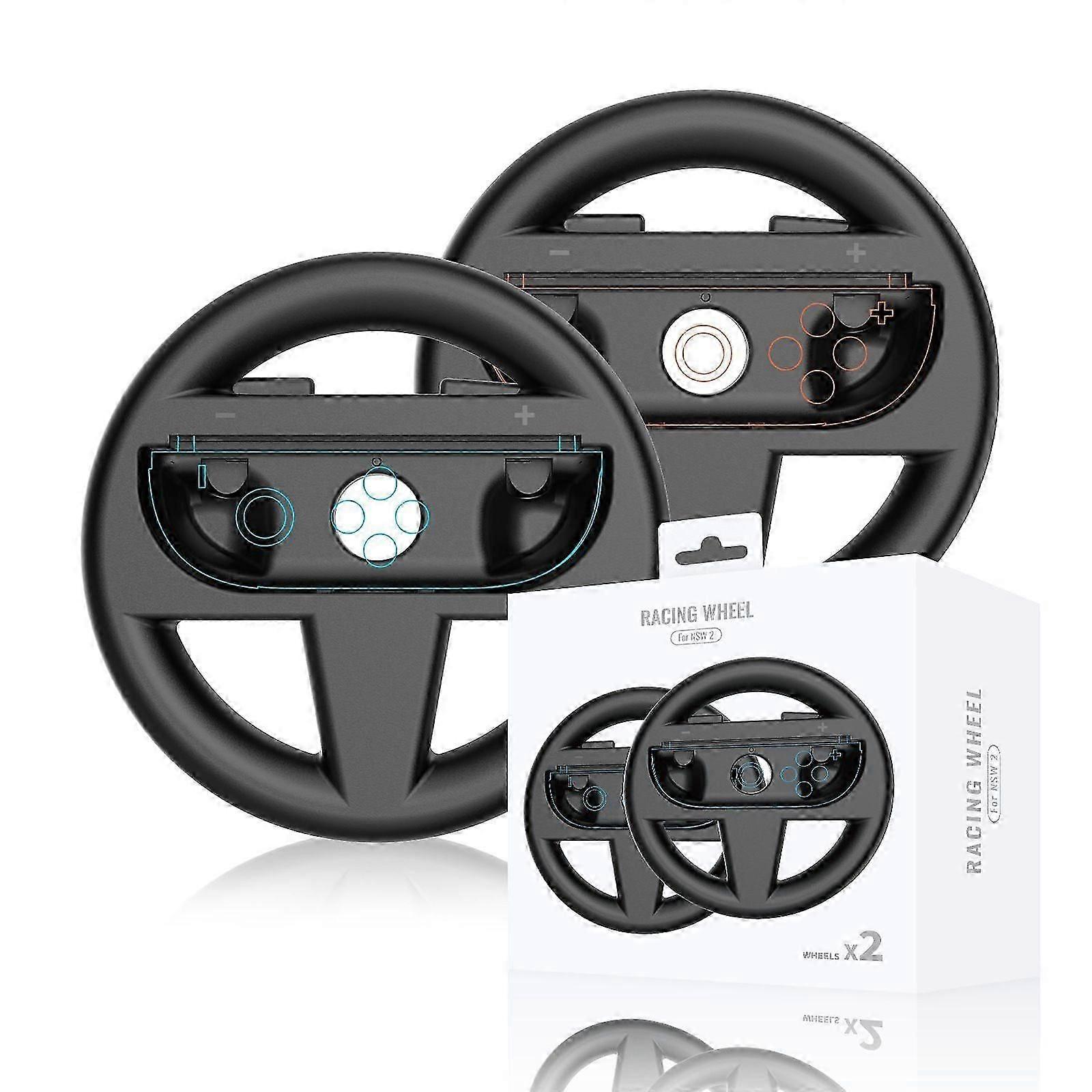 Steering Wheels for Nintendo for Switch Console, Racing Wheels for Mario Kart Deluxe Switch Steering Wheel Controller Attachment Accessories
