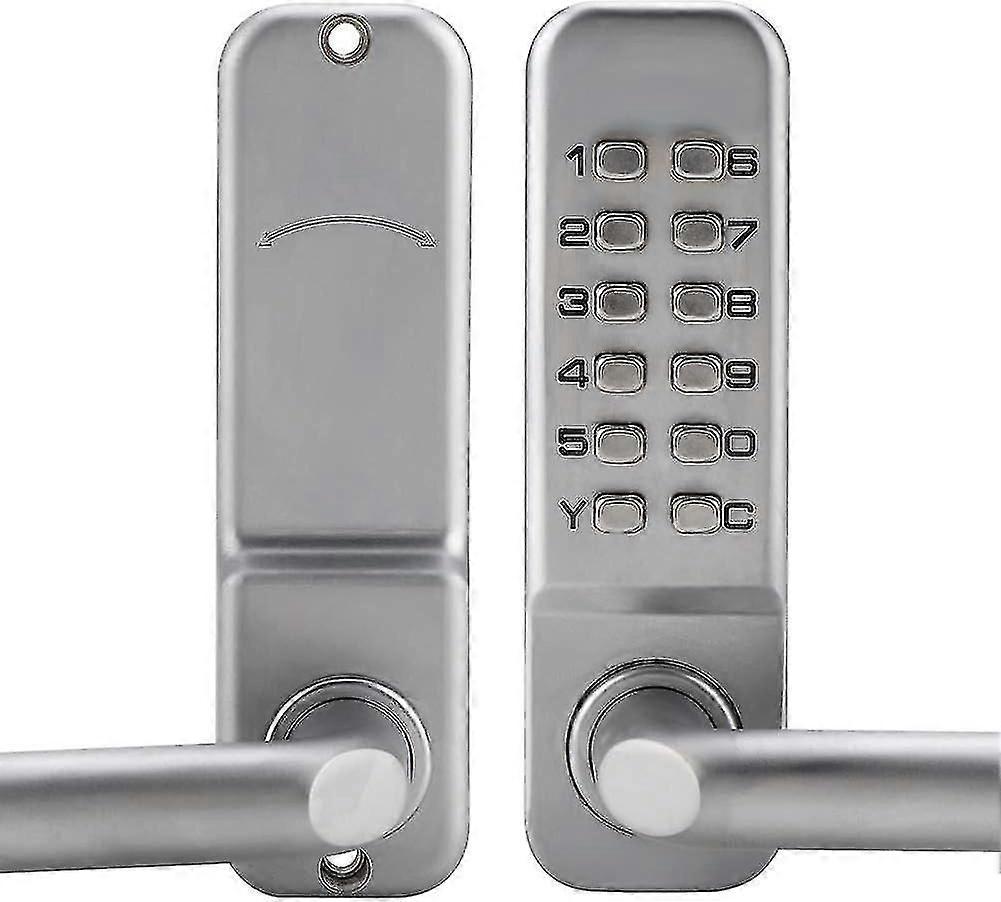 Waterproof Mechanical Code Lock, 1-11 Digit Code Combination Cam Password Security Coded Lock Keyless Mechanical Combination Door Lock For Office Home