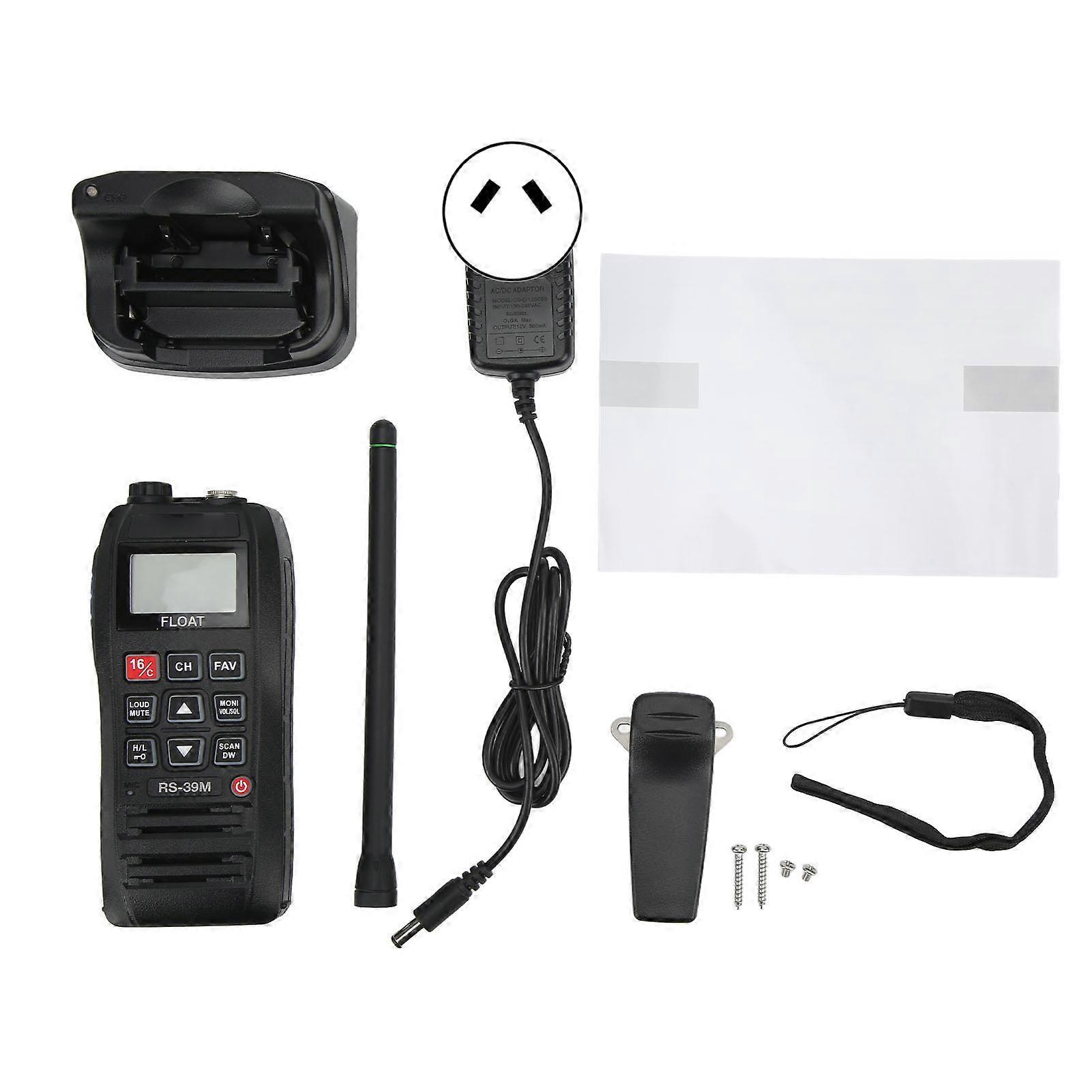 Floating Marine VHF Radio: IP67 Waterproof, Long Battery Life, Clear Sound, High Performance