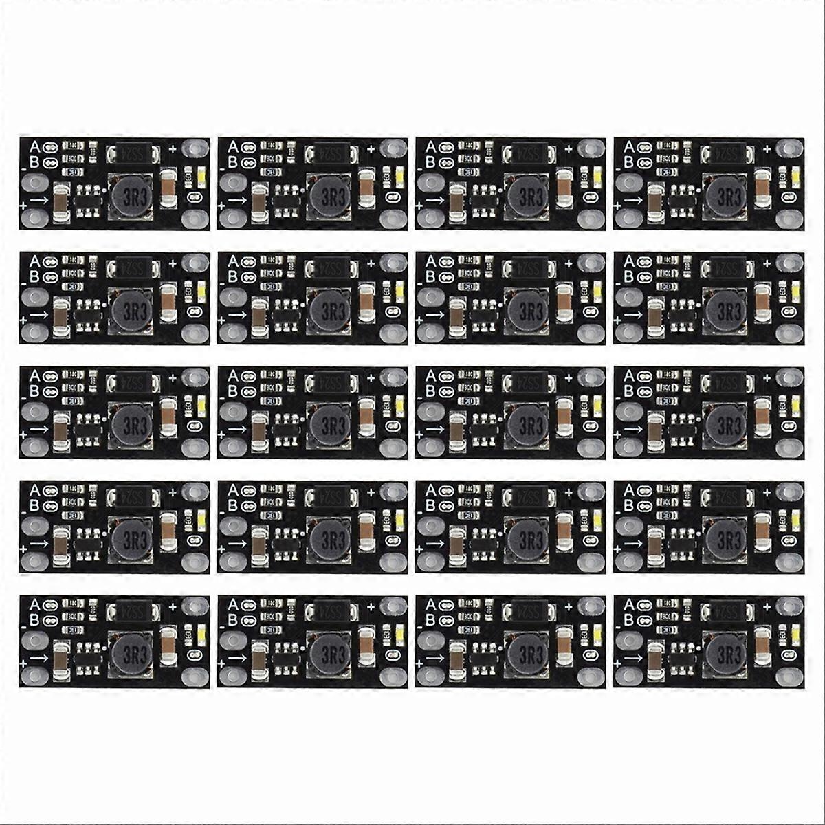20Pcs Mini DC-DC Boost Step Up Converter 3.7V to 12V Voltage Regulator Lithium Battery Boost Module 5V/8V/9V/12V Output