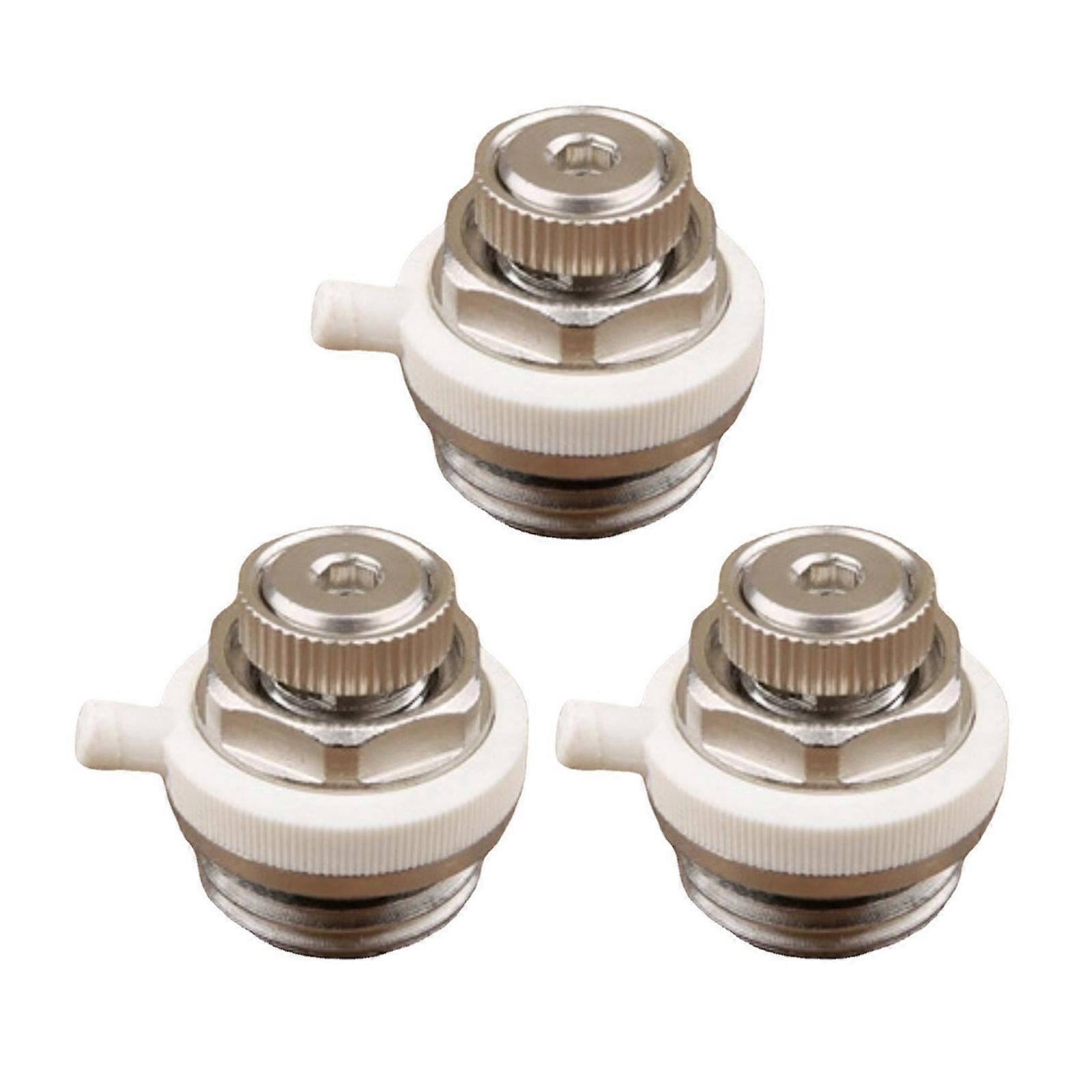 3Pcs 1/2inch 3/4inch Automatic Bleed Valves Self Bleeding Radiator Valves Radiator Replacement Parts Easy to Use Multicolor