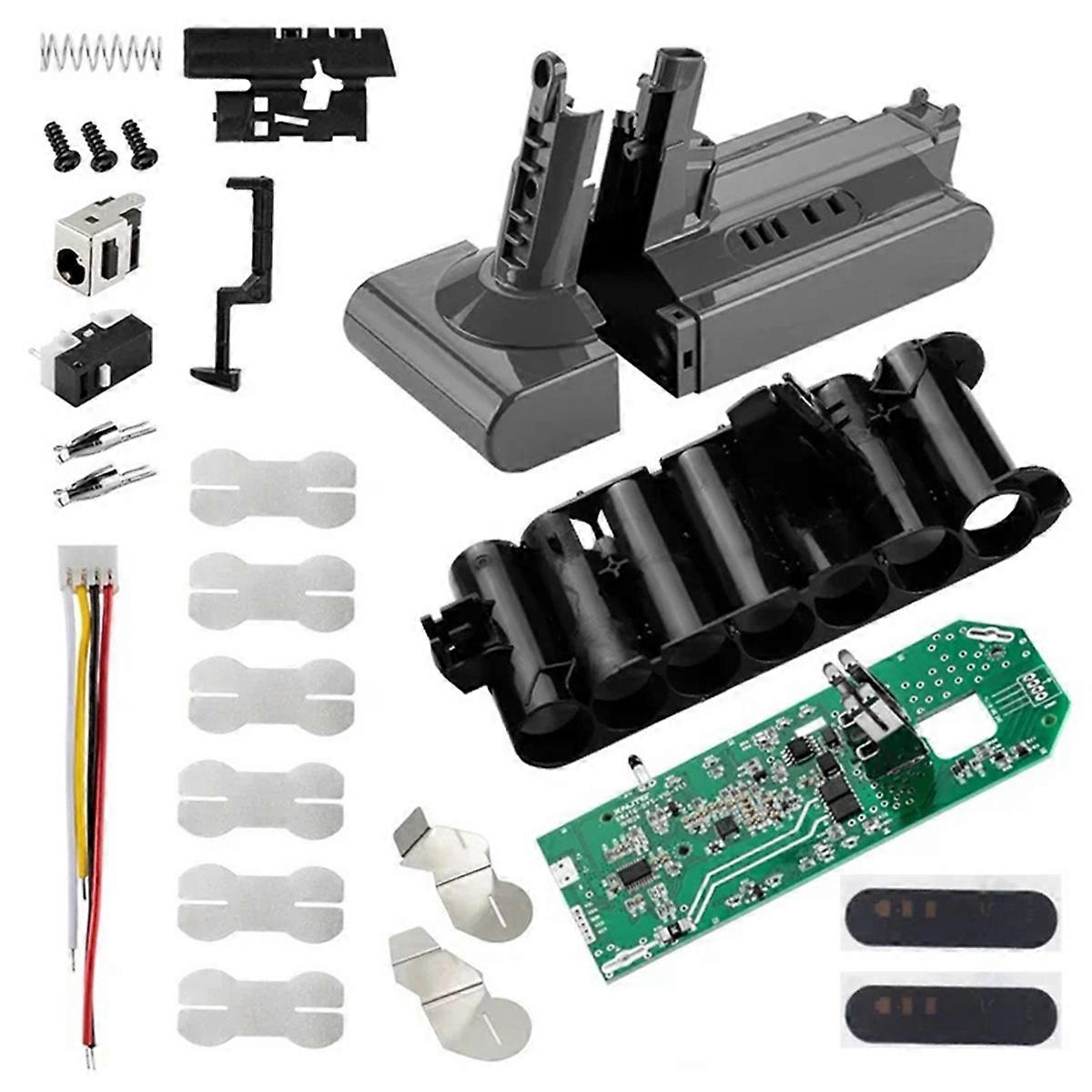 V10 Battery Plastic Case Charging Protection Board PCB for V10
