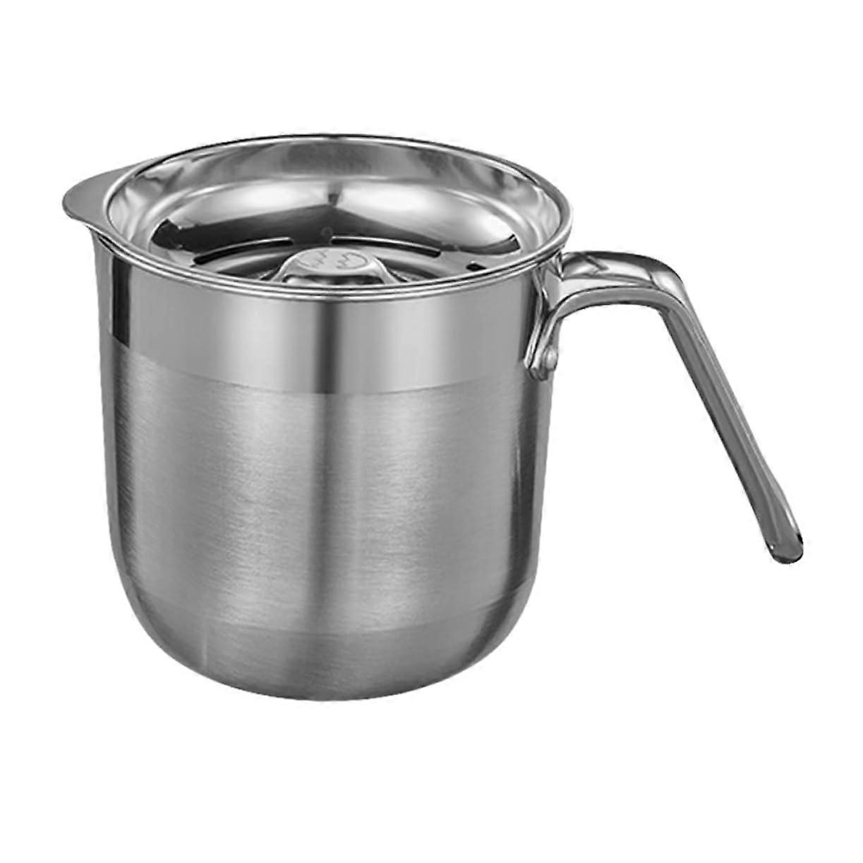 Stainless Steel Egg Yolk Separator Bucket for Easy White and Yolk Separation, Durable Egg Dividing Tool