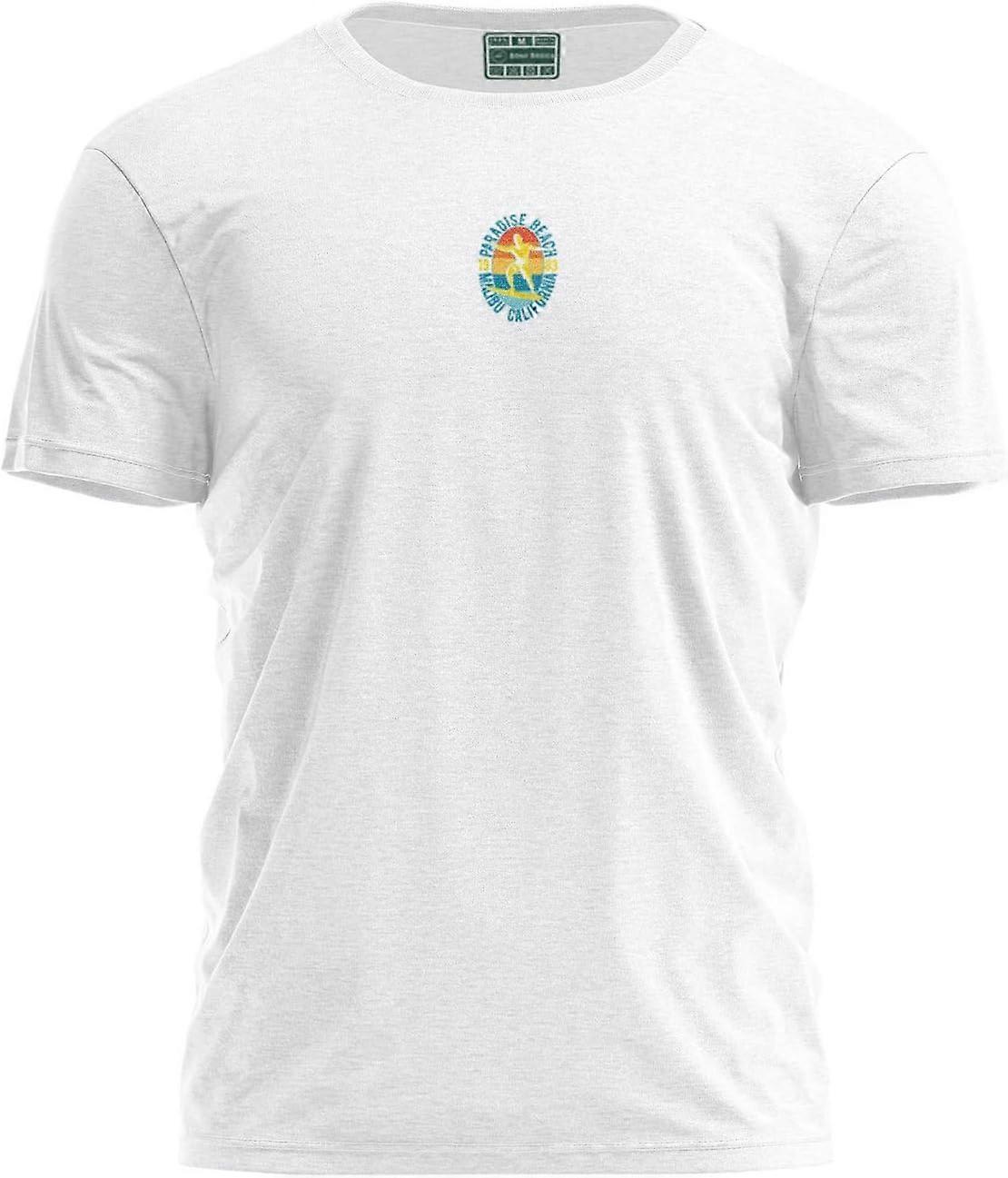 YC-Unisex White Crewneck Cotton T-Shirt: High-Stitch Density
