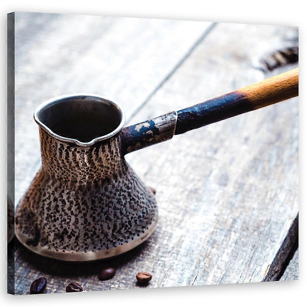 Imprimare pe pânză, Cafetieră - 40x40