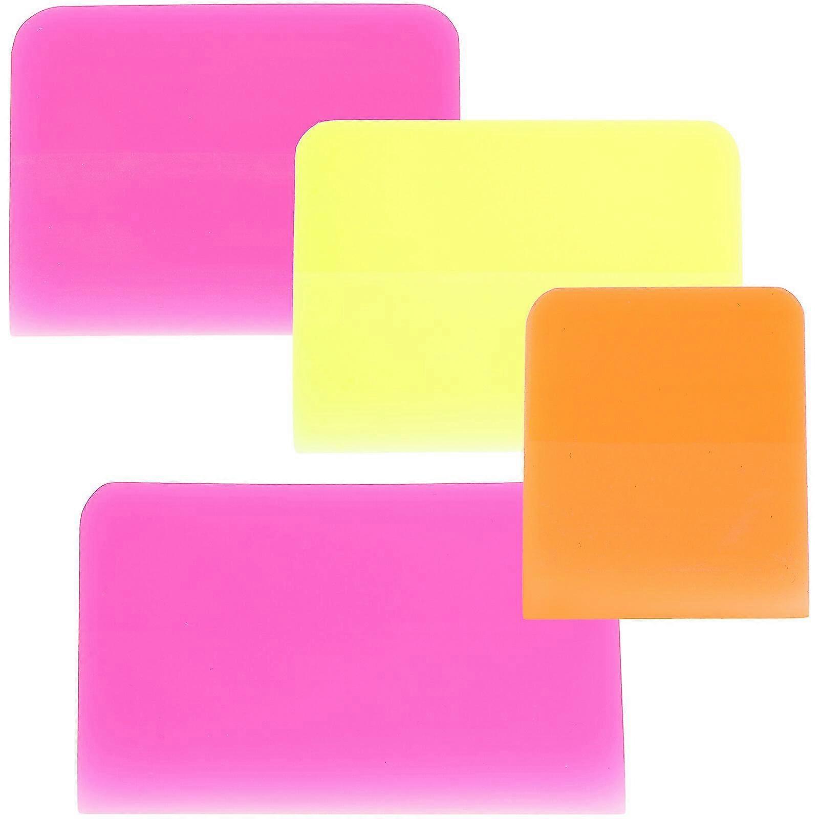 4 pcs Small Squeegee Car Paint Film Installation Squeegee Vehicle Window Tint Squeegee