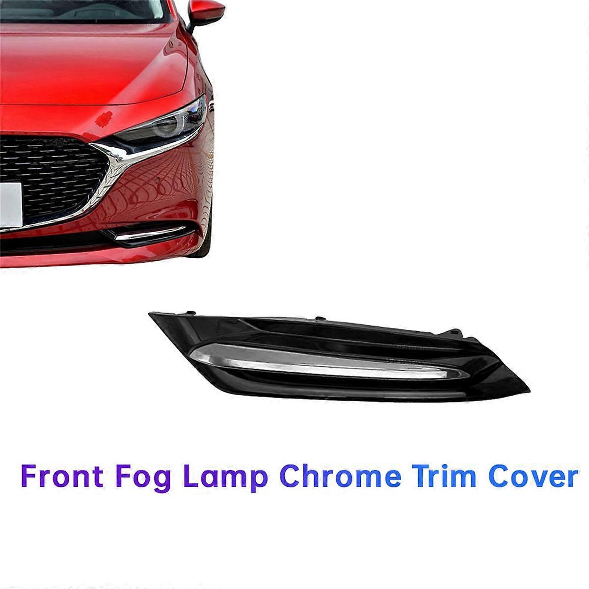 Fog Lamp Chrome Trim Cover Anti-Fog Light Decoration Frame for 2019-2024 Left BDHW-50-C21 BDHW50C2