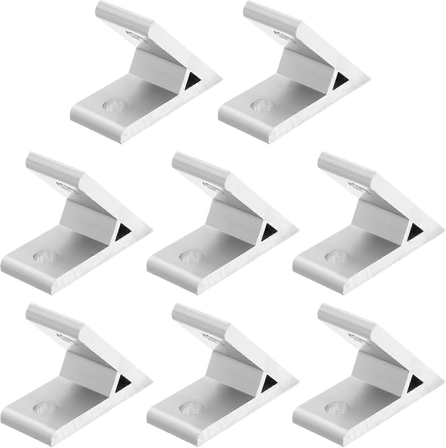 Pieces Aluminum Profile 45 Degree Corner Brace 45 Degree Aluminum Corner Connector 45 Degree Fastening Hardware 45 Interior Corner for 3D Printers Mil