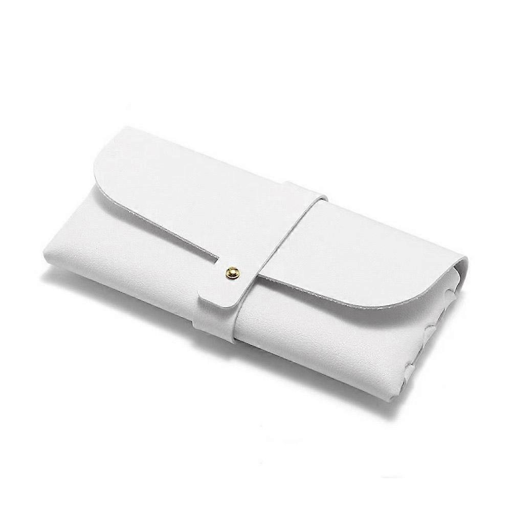 Portable Leather Pouch Universal Soft Sunglasses Case