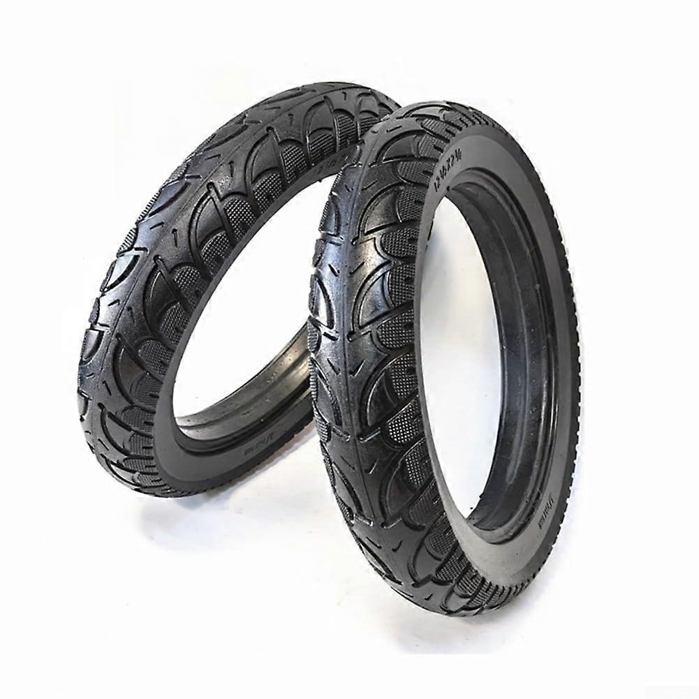 Ebike Tire Solid Rubber Tire Replacement 2 Pcs For Ebikes And Electric Scooters