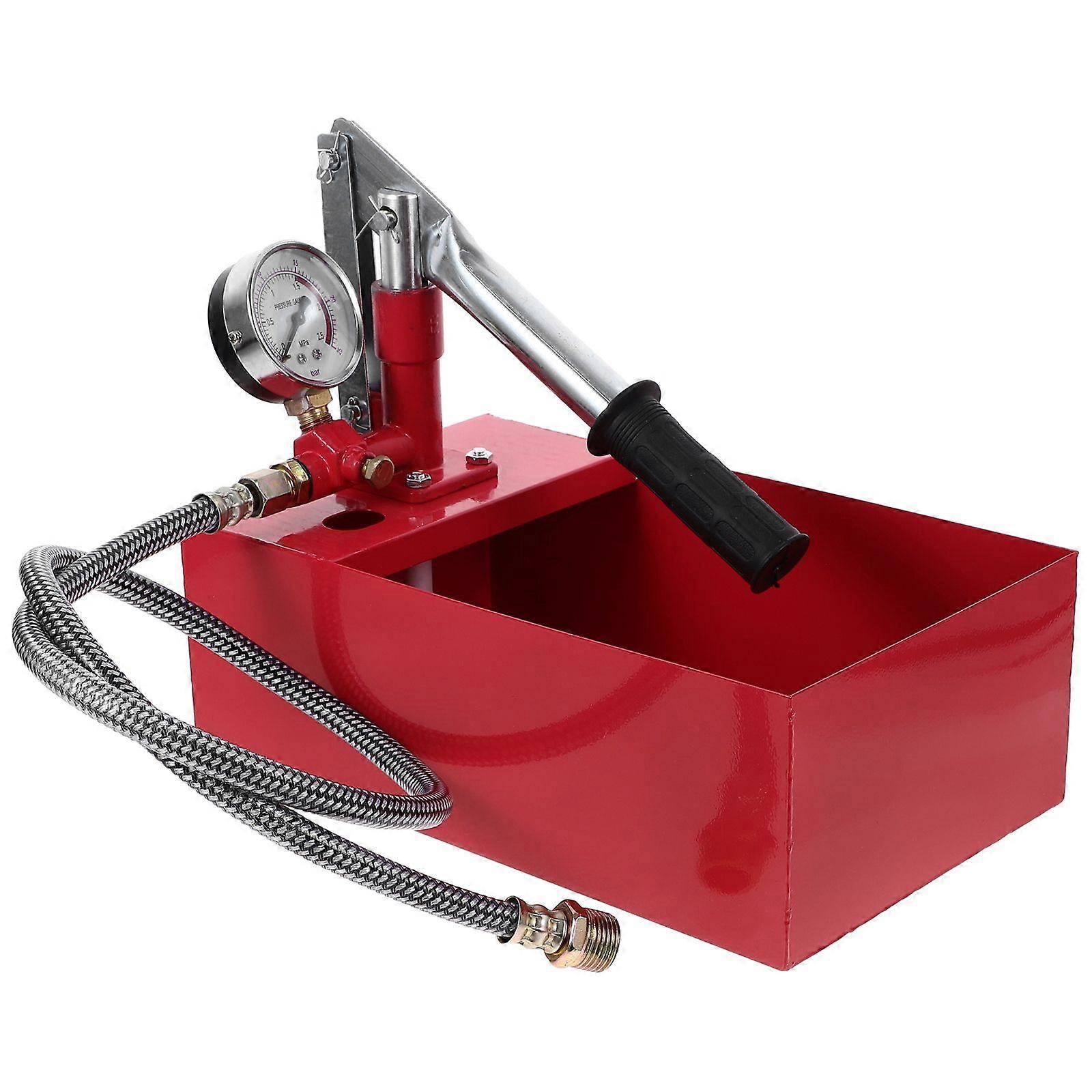 25KG Copper Water Pressure Test Pump Hand Pump Test Tool Hydraulic Testing Tool (Pipe Random Color)