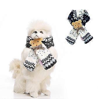 Accessorio festivo per cani/gatti, Sciarpa per animali domestici per le vacanze, Accessorio per animali domestici invernali divertenti e carini