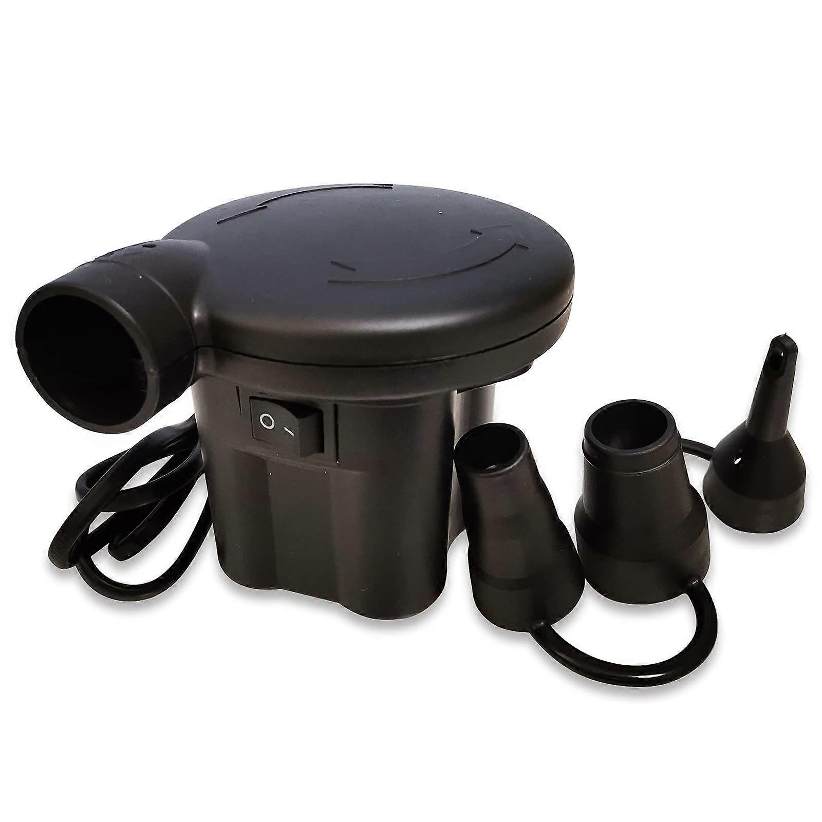 Electric Air Pump for Inflatables and Air Mattresses, 3 Nozzle AC 110V Portable High-Pressure Pump