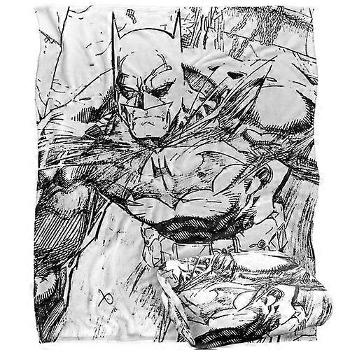 Batman Sketch Blanket