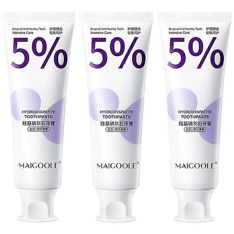 3x新しいプロバイオティクスホワイトニングハイドロキシアパタイト歯磨き粉歯ホワイトニング歯磨き粉オーラルケア歯磨き粉フレッシュブレスが歯垢を防ぎます