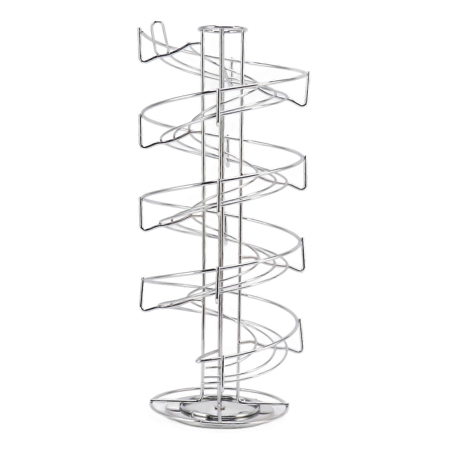 Capsule Holder 360 Degree Rotating Space Saving 40Pcs Coffee Pod Egg Storage Rack for Dolce Gusto