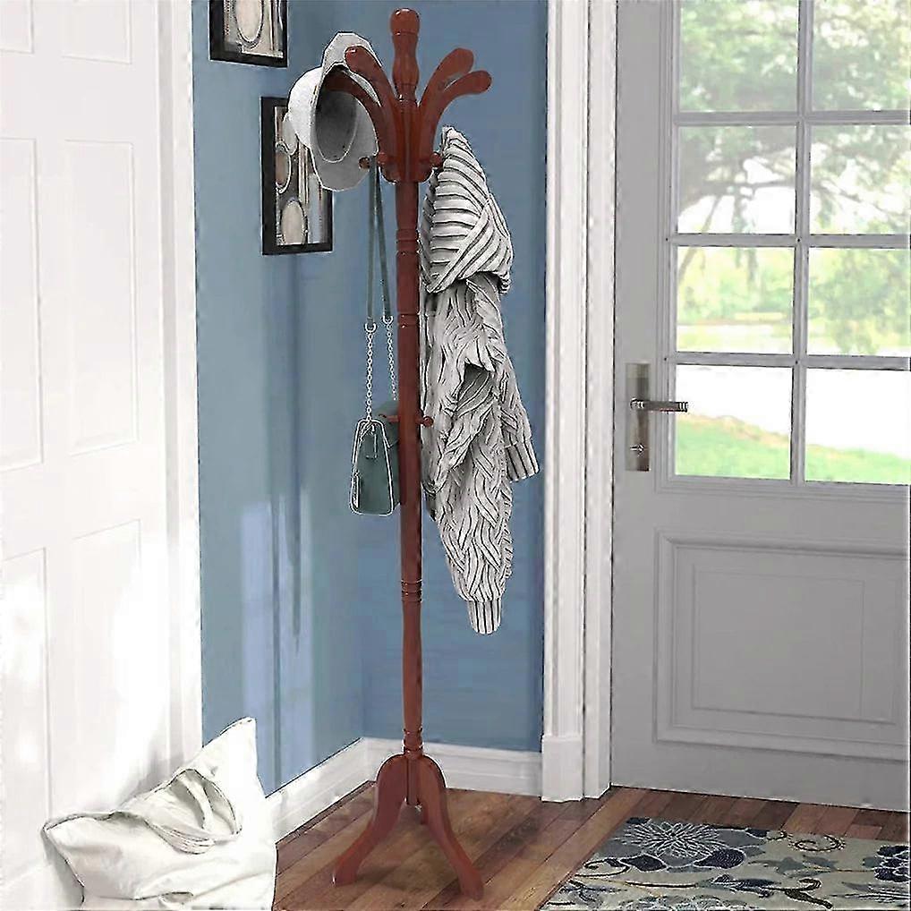 Knaggstativ i heltre, gulvstående, stativbase bjørk