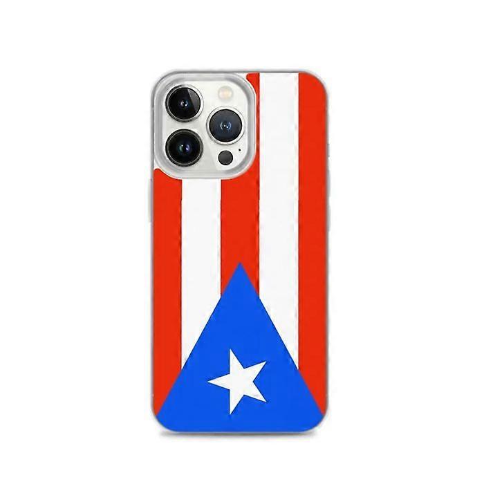 iPhone Case - Puerto Rico - Flag - Flexible - Multicolored - Transparent TPU