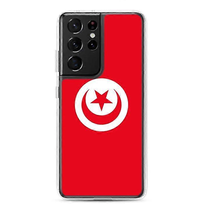 Phone Case - Samsung - Galaxy S21 - Tunisia Flag - Flexible - Multicolor