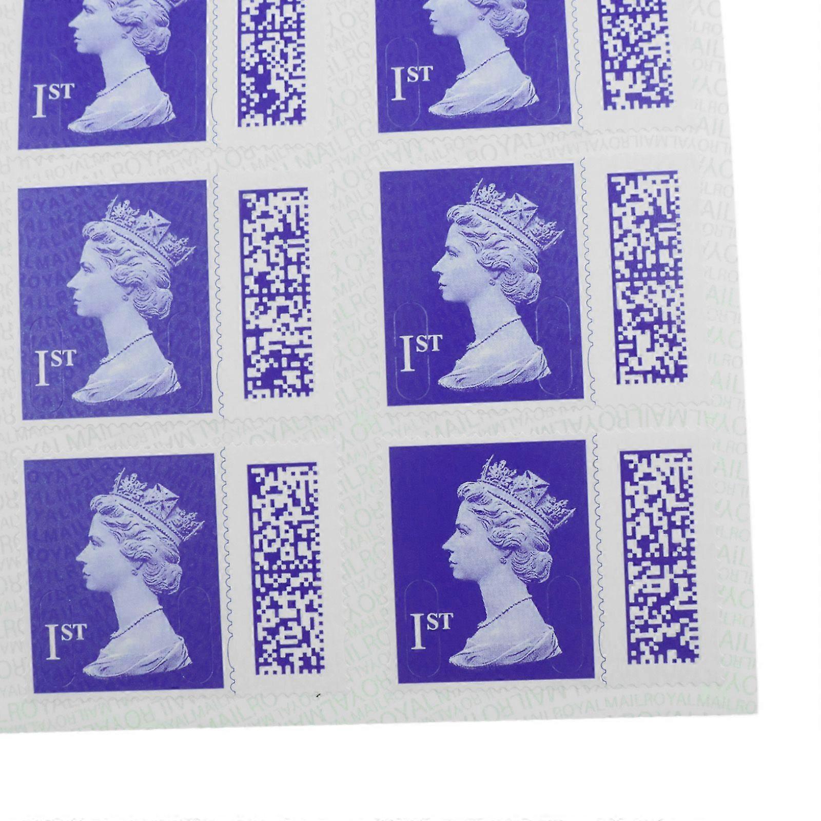 50pcs Purple UK Stamp Collection