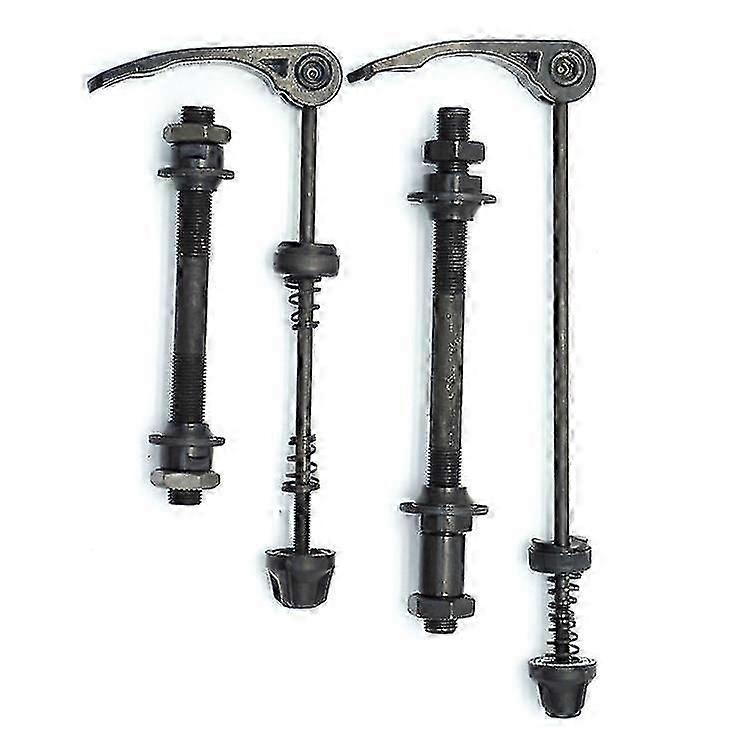 Bicycle Quick Release Set for Front and Rear Hub Axles on Mountain Bikes