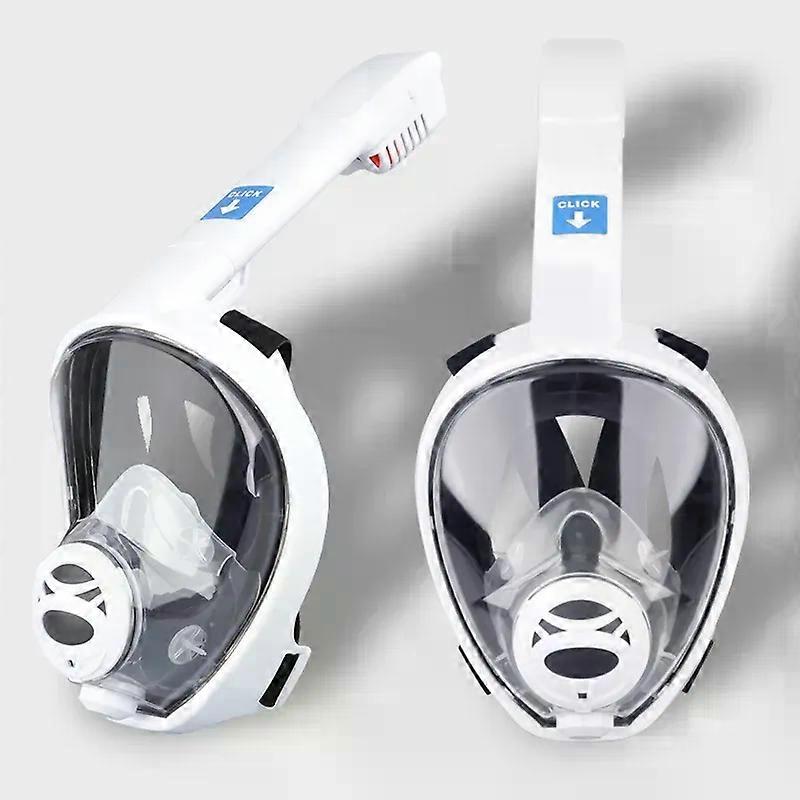 Full Dry Silicone Mask Large Frame Snorkeling Equipment Swimming Gear Diving Comprehensive Children's Snorkel Dive Mask
