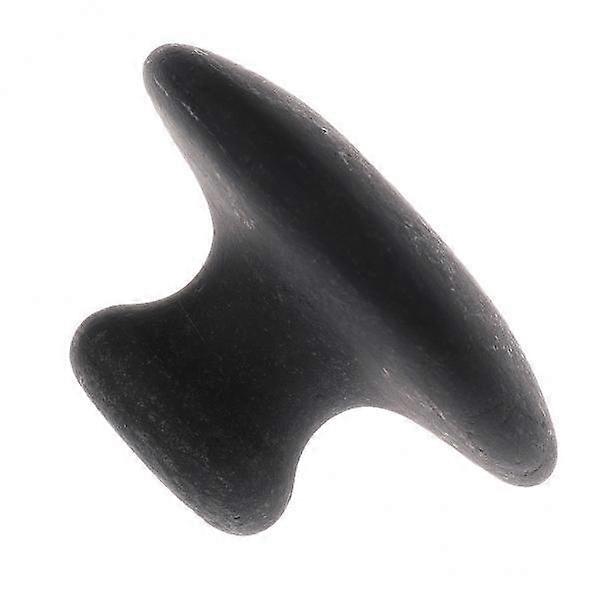 2x Natural Body Gua Sha Scraping Board - Handmade Basalt Stone Scraping -