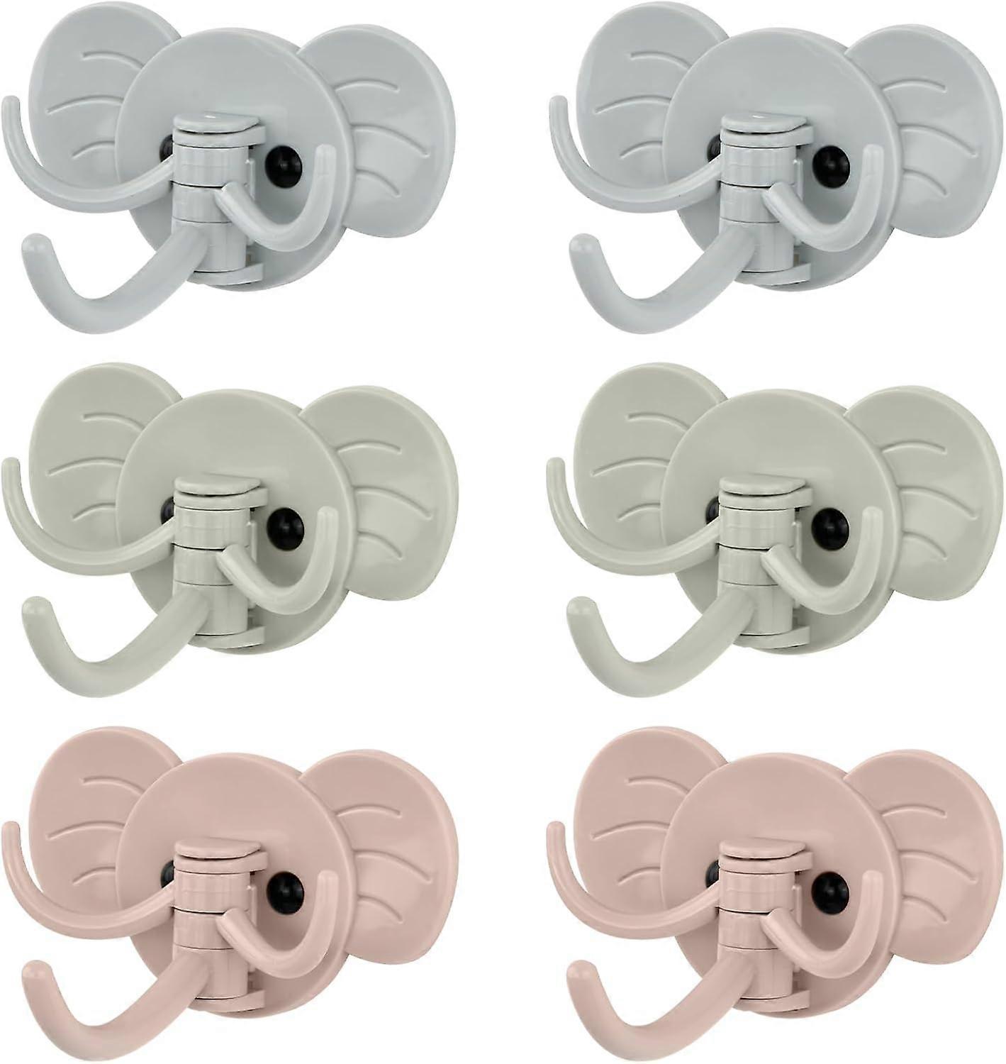 Adhesive wall hook in creative animal elephant coat