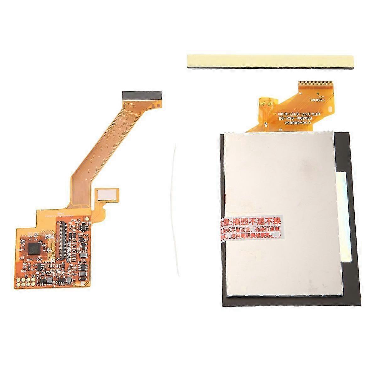 IPS LCD Screen Replacement Kit for Nintendo SP with Backlight, 8-Level Brightness Adjustment & Pre-Laminated Display