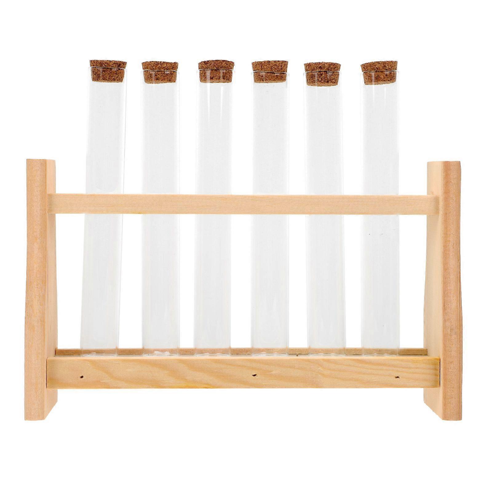 1 set multifunktionellt laboratorium provrörsställ eterisk olja parfymrör