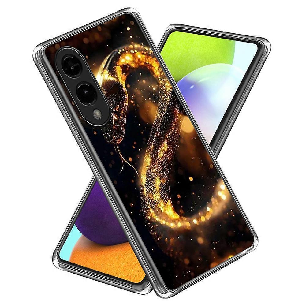 For Samsung Galaxy S25 Edge Case Pattern Printed IMD Shockproof TPU Phone Cover